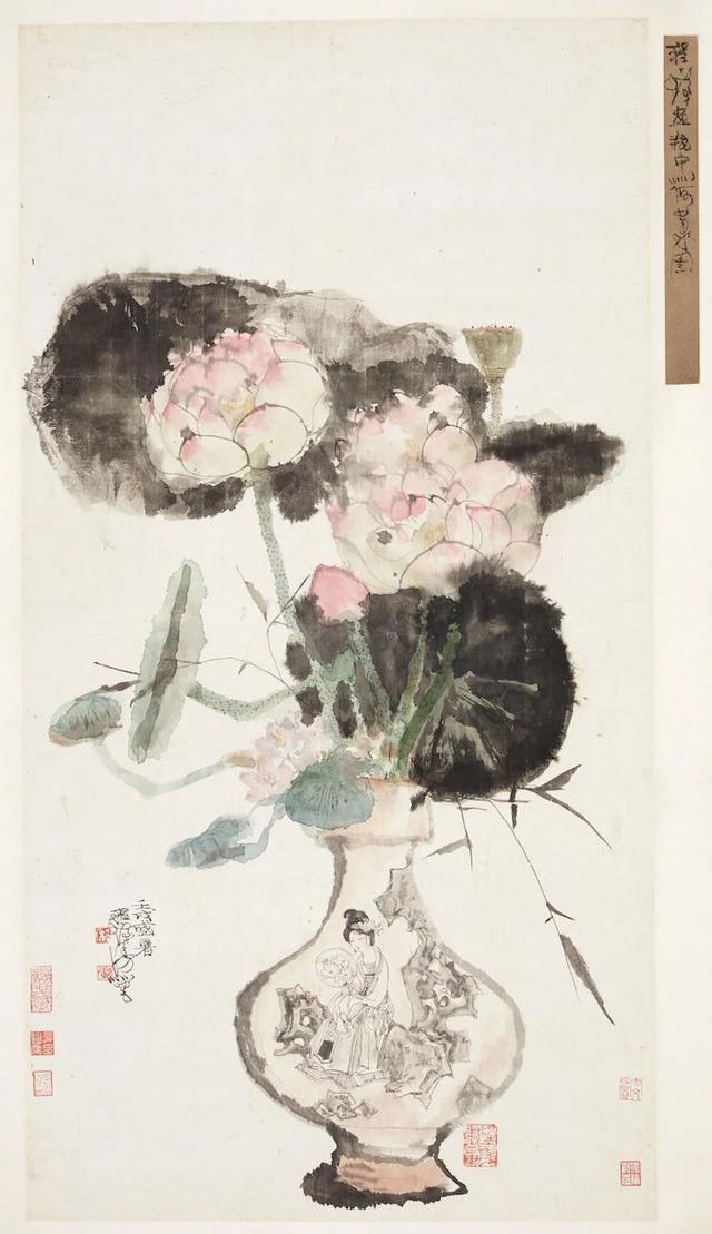 现场|从这些捐赠作品,看陈老莲如何影响了程十发
