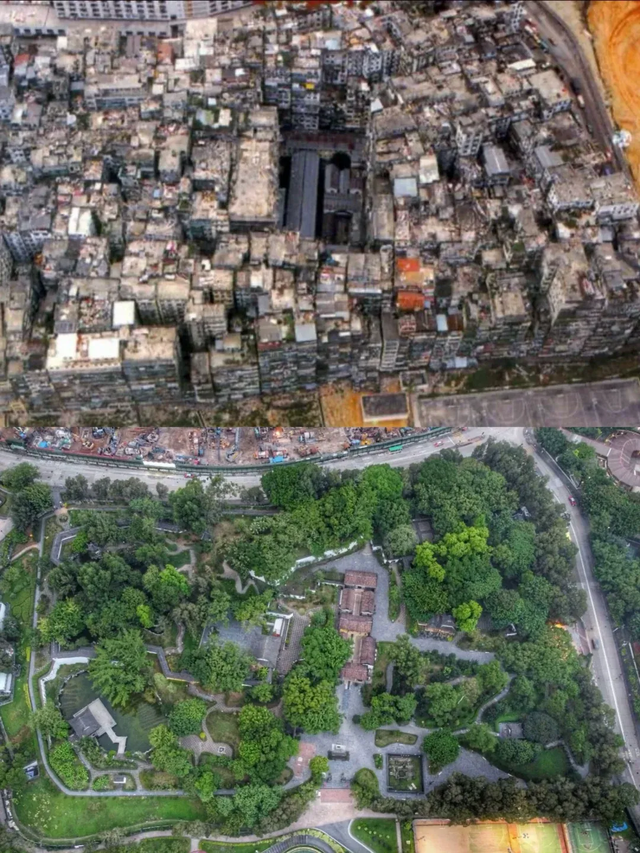 香港九龙城寨旧照：曾是香港最邪恶之地，白天警察不敢独自进入