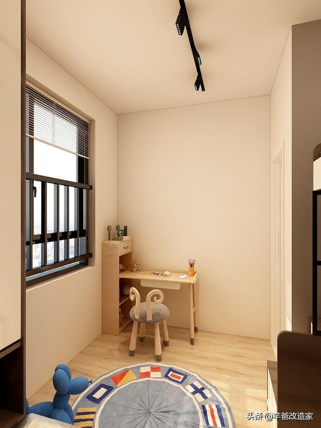 30平1居全屋承重墙，客厅架出夫妻房，巧变私密小2居