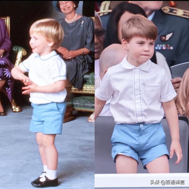 路易王子是妈宝男？出席活动搂住凯特不松手，又是吻她又是捂她嘴