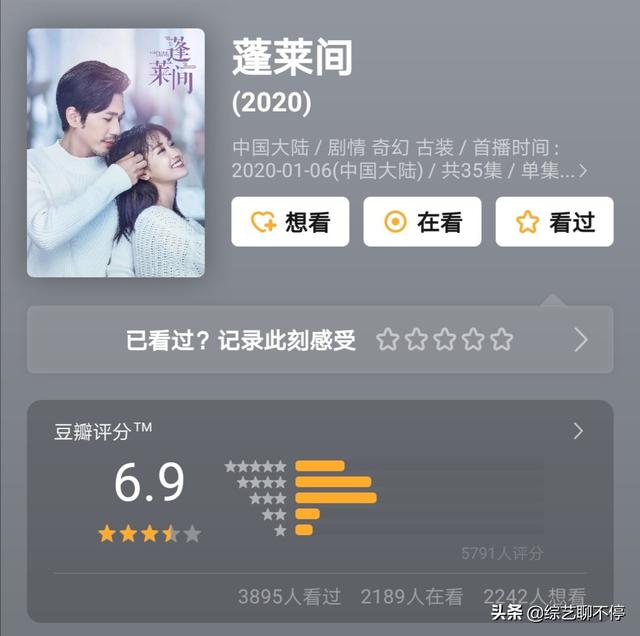 《蓬莱间》收视低迷,或重蹈《华胥引之绝爱之城》的覆辙