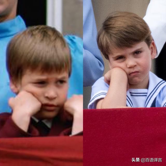路易王子是妈宝男？出席活动搂住凯特不松手，又是吻她又是捂她嘴