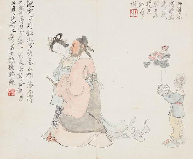 现场|从这些捐赠作品,看陈老莲如何影响了程十发