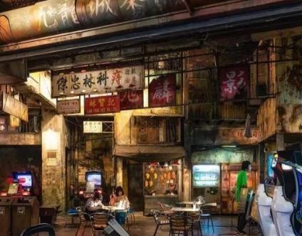 香港九龙城寨旧照：曾是香港最邪恶之地，白天警察不敢独自进入