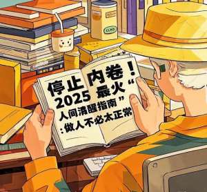 人间指南(停止内卷2025最火“人间清醒指南”:做人不必太正常)