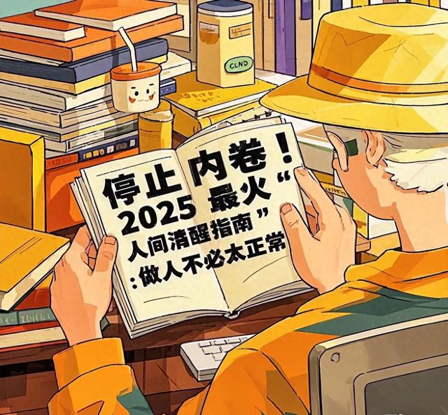 停止内卷!2025最火“人间清醒指南”:做人不必太正常