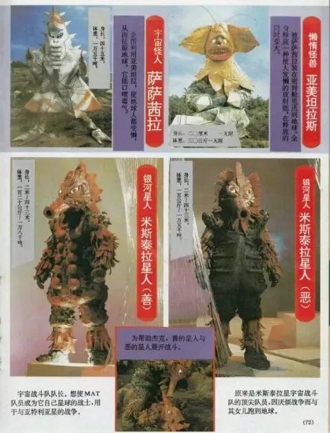 杰克奥特曼怪兽百科