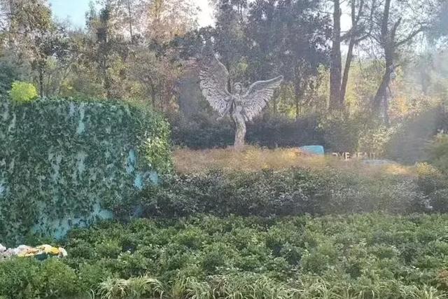 李玟墓地“没有网上说的杂草丛生”!记者实探武汉石门峰,现场工作人员称:相关改造已结束