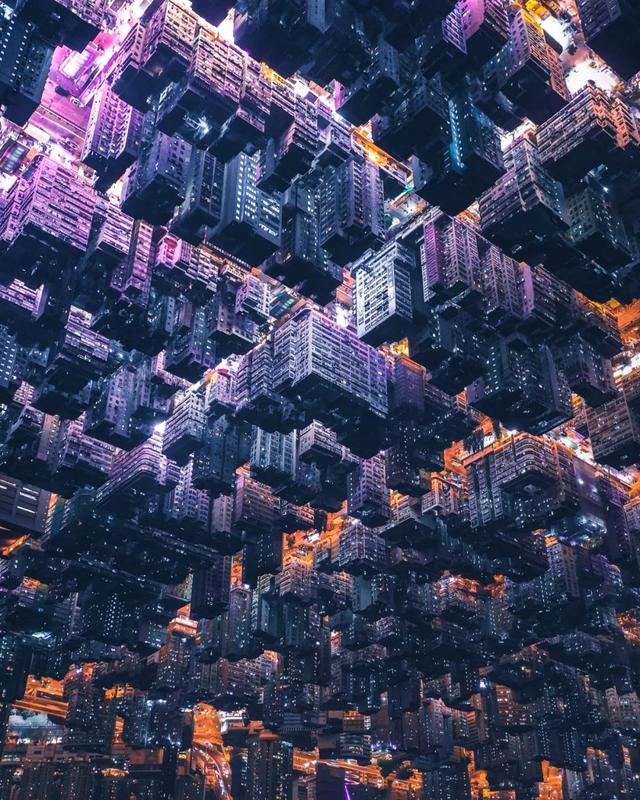航拍香港:从高空视角看密度之城