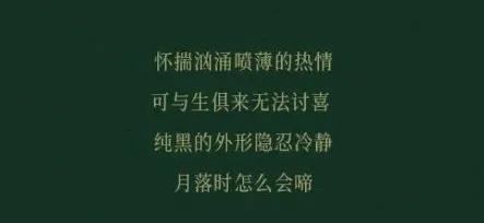 许嵩的《乌鸦》送给角落里不开心不幸运的你