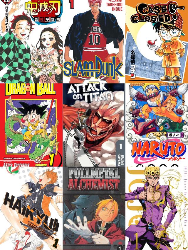15万人参与漫画总选投票,海贼王获得第一!小排球超过JOJO