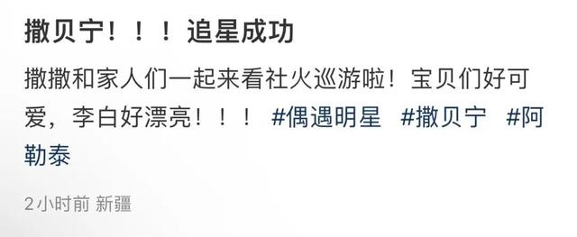 撒贝宁一家新疆旅游，小12岁老婆好美白到发光，混血龙凤胎颜值高