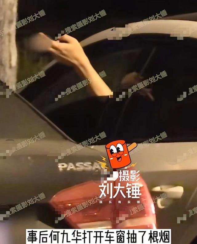 曝何九华出轨！与美女车内拥吻摸黑独处3小时，曾疑似遭王鸥逼婚