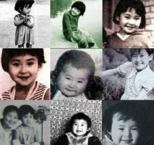 屁股照(许晴昔日罕见清纯童年照曝光，光屁股大眼激萌)