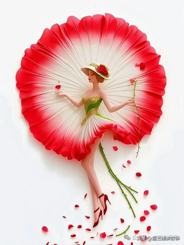 高清美图：如花的女子，好美