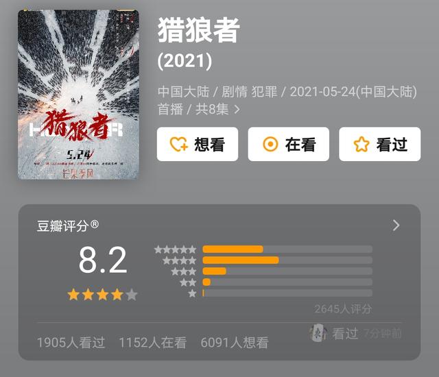 8.2分！秦昊新剧《猎狼者》再大爆，我却被曹盾与黄海波感动