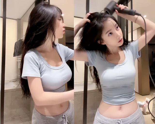 女主播冯提莫尺度越来越大,直播洗头又走光?网友:身材变化惊人