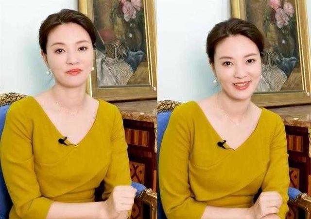 刘芳菲不愧是央视“气质”主持,穿黄色连衣裙端庄优雅,太漂亮了