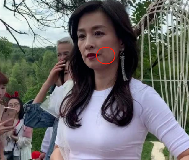 明星直播滤镜太强!张庭酒窝消失,曹颖痣都快没了,生图曝光尴尬