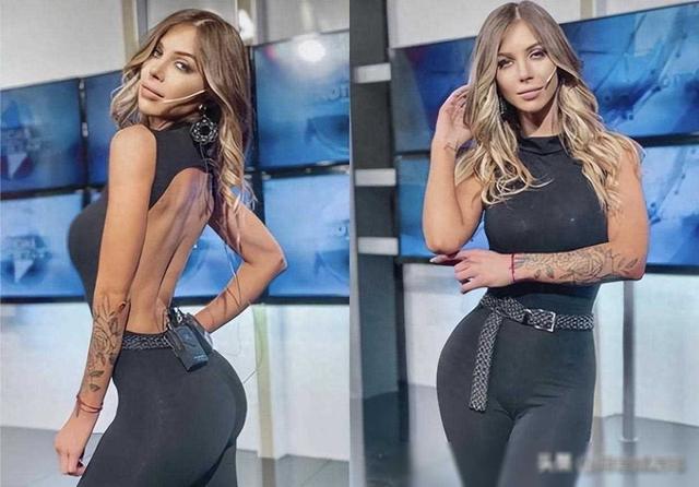 阿根廷电视台的美女主持人着大胆“真空装”引热议，你如何看待