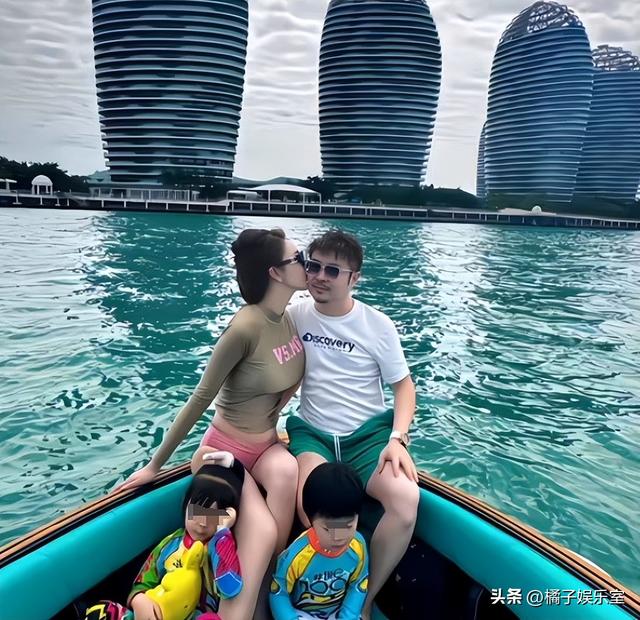 28岁网红卡卡夫妇与12岁儿子共舞，穿露腰超短裤，网友希望她保守