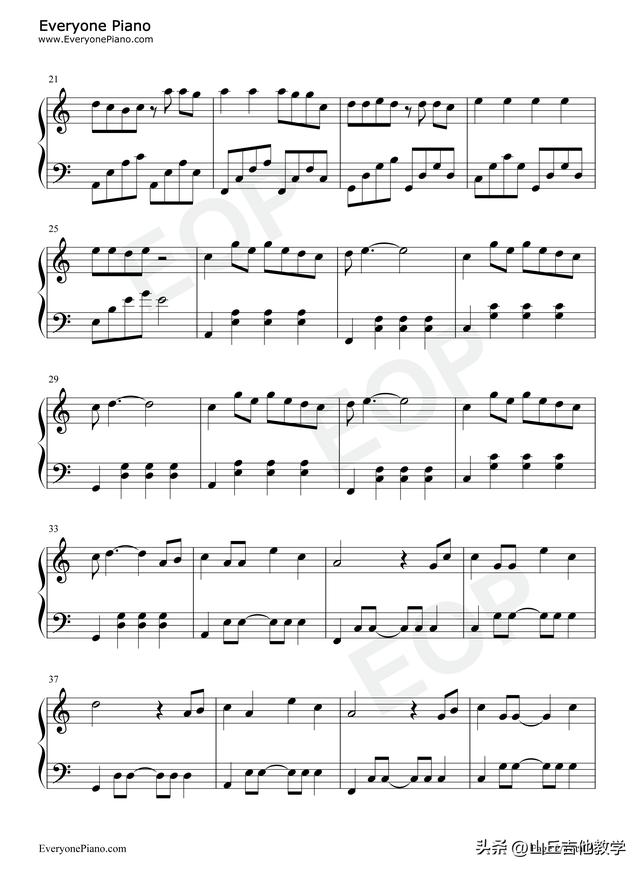 《你是人间四月天》这首歌的扫弦，简单到让你怀疑人生，真的