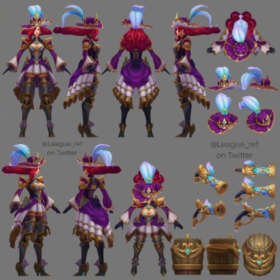 《LOL》2024女帝系列皮肤上新！原画及模型展示