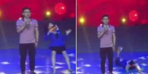 女主播心梗视频(女主持人在台上突发直挺挺倒地,原因是什么?如何施救?)