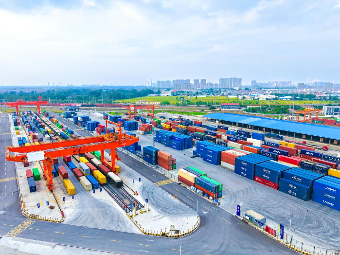 量质齐升 新态助力 徐州淮海国际陆港集装箱集结中心吞吐量创历史新高